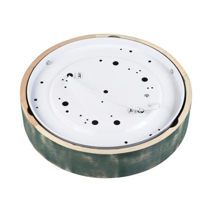 Brilagi - Luminária de teto PINO 2xE27/15W/230V pinho/verde Ø 37,5 cm