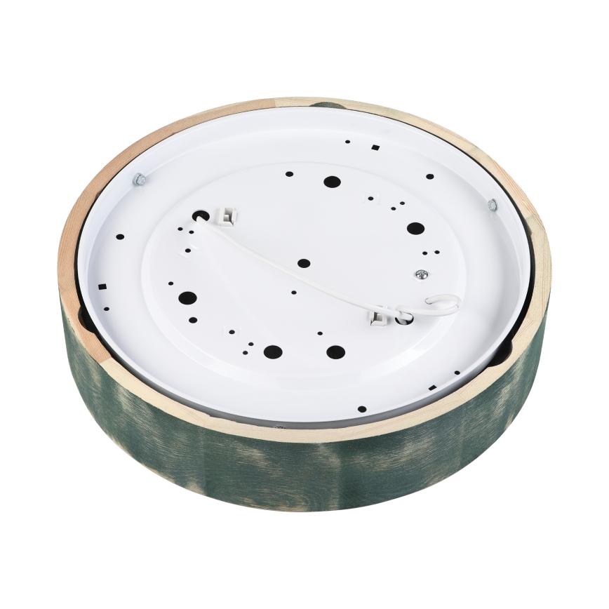 Brilagi - Luminária de teto PINO 2xE27/15W/230V pinho/verde Ø 37,5 cm