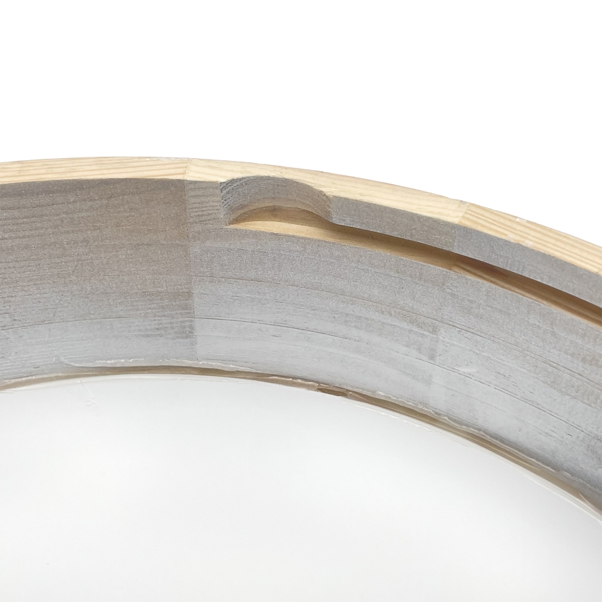 Brilagi - Luminária de teto PINO 3xE27/15W/230V, pinho/prateada Ø 47,5 cm