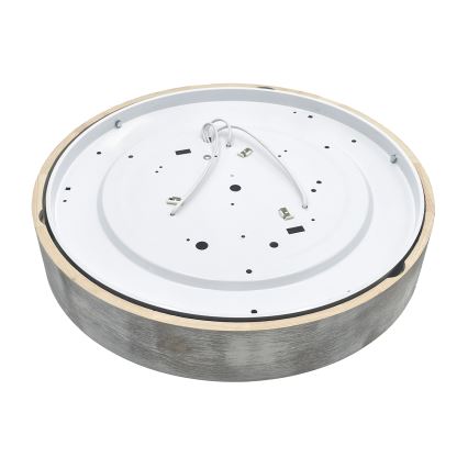 Brilagi - Luminária de teto PINO 3xE27/15W/230V, pinho/prateada Ø 47,5 cm