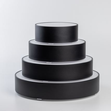 BRILAGI - Luminária de teto POOL 4xE27/15W/230V Ø 50 cm IP54 preta