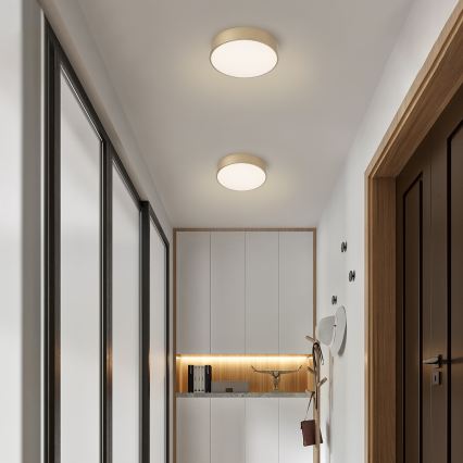 BRILAGI - Luminária de teto POOL LED/24W/230V 3000/4000/6000K Ø 20 cm dourada