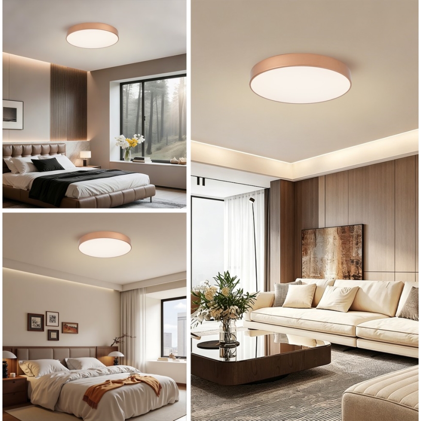 BRILAGI - Luminária de teto LED POOL LED/60W/230V 3000/4000/6000K Ø 50 cm bronze