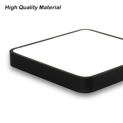 Brilagi - Candeeiro de tecto LED POOL SQUARE LED/36W/230V 3000/4500/6000K 40x40 cm preto