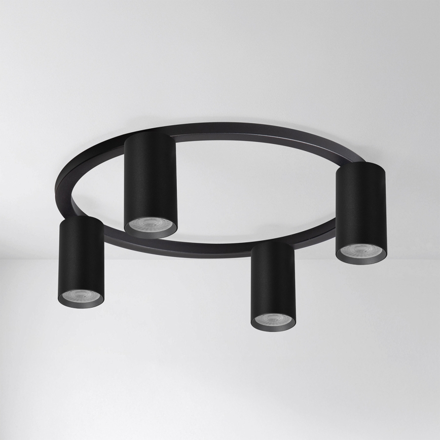 Brilagi - Luminária de teto SELE 4xGU10/30W/230V preta