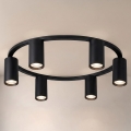Brilagi - Luminária de teto SELE 6xGU10/30W/230V preta