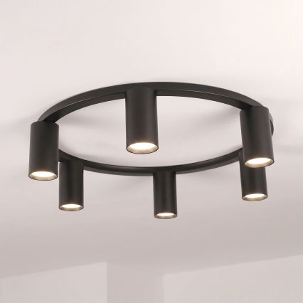 BRILAGI - Luminária de teto SELE 6xGU10/30W/230V preta