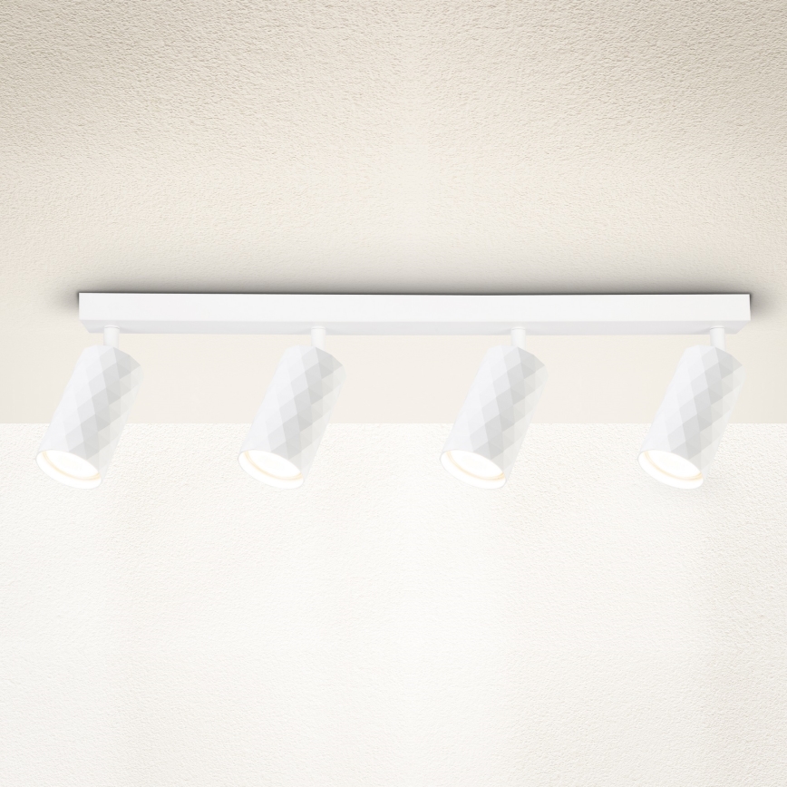 Brilagi - Luminária de teto SELE DIAMANT 4xGU10/30W/230V branca