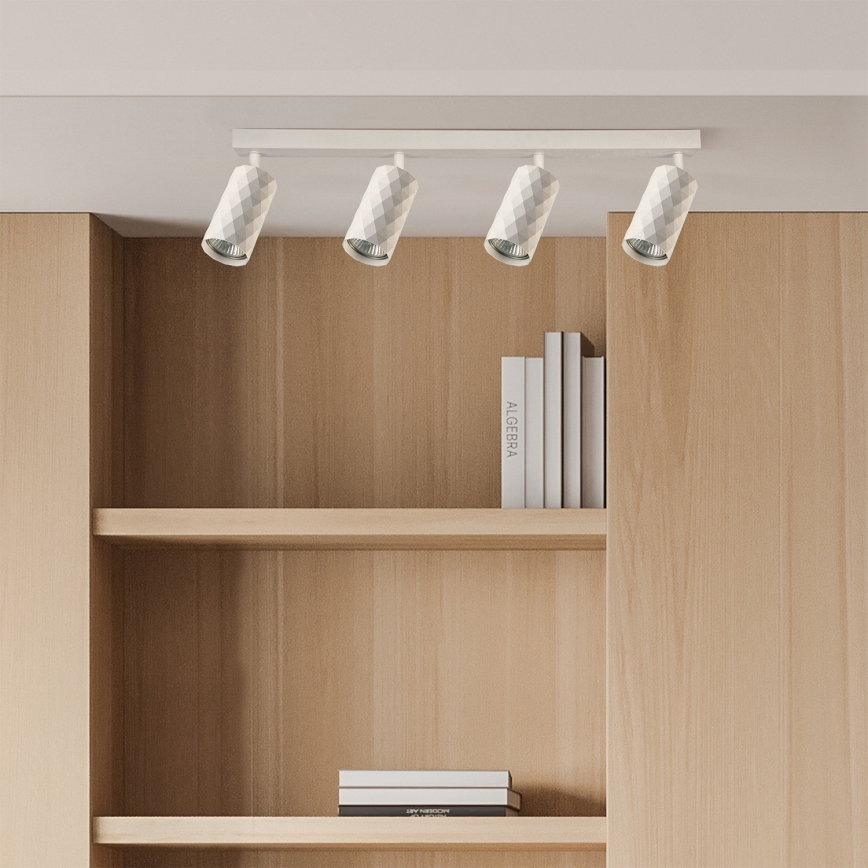 Brilagi - Luminária de teto SELE DIAMANT 4xGU10/30W/230V branca