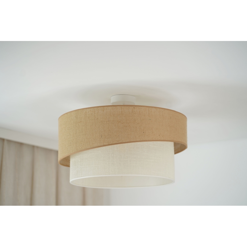 Brilagi - Plafon SHINE 1xE27/15W/230V diâmetro 50 cm bege/creme