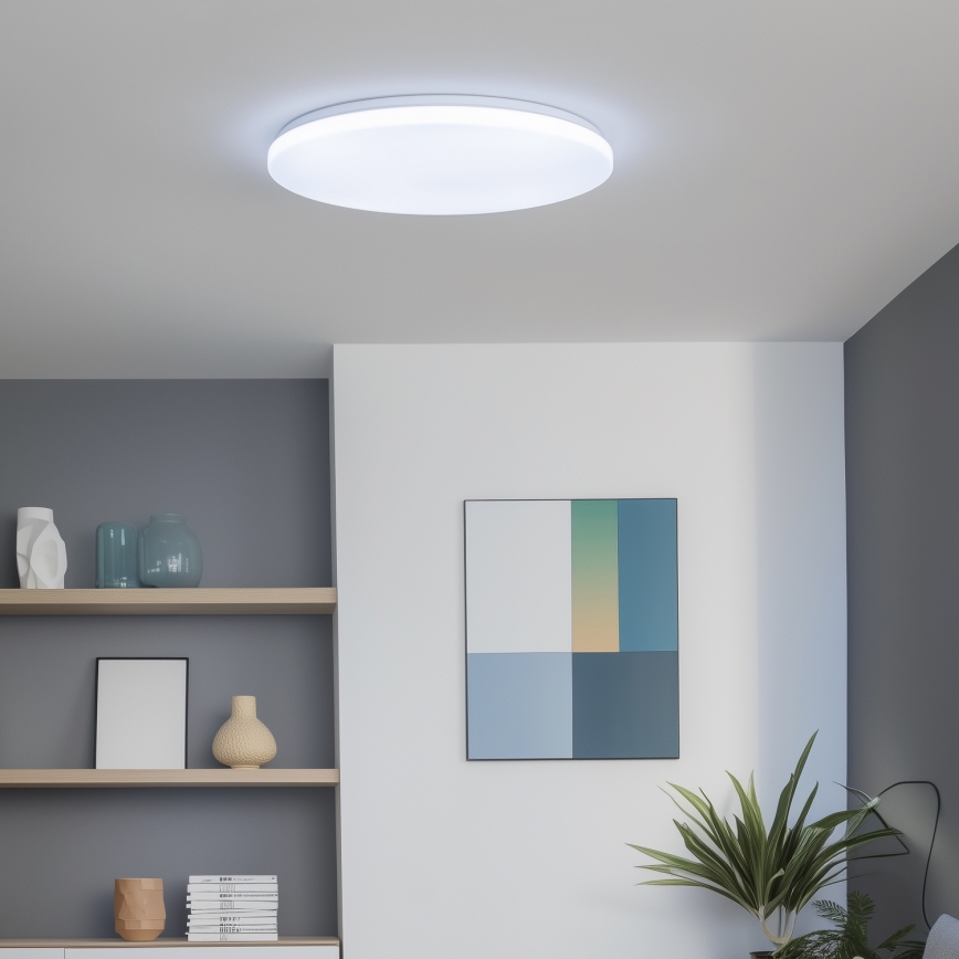 Brilagi - Luminária de teto LED dimável SMART LED/36W/230V Ø 48 cm 3000–6000K Wi‑Fi Tuya Beacon + controlo remoto