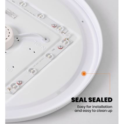Brilagi - Luminária de teto LED dimável SMART LED/36W/230V Ø 48 cm 3000–6000K Wi‑Fi Tuya Beacon + controlo remoto