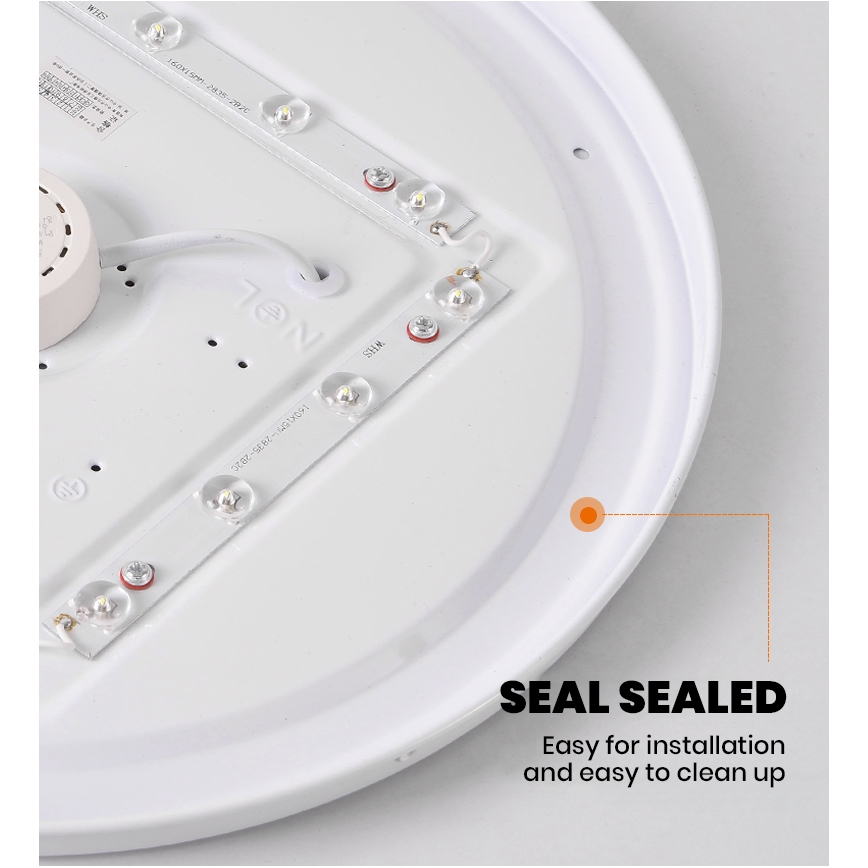 Brilagi - Luminária de teto LED dimável SMART LED/36W/230V Ø 48 cm 3000–6000K Wi‑Fi Tuya Beacon + controlo remoto