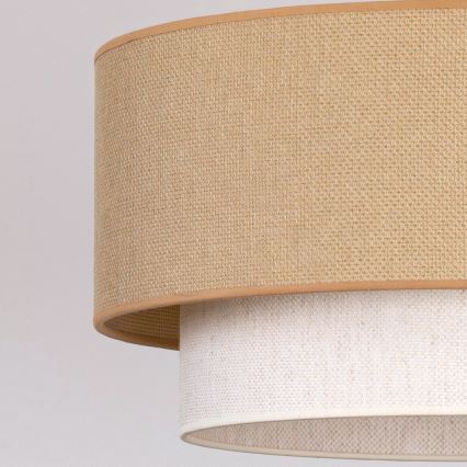 Brilagi - Luminária de teto sobreposta LED BOHO ECO 1xE27/10W/230V Ø 40 cm bege/creme
