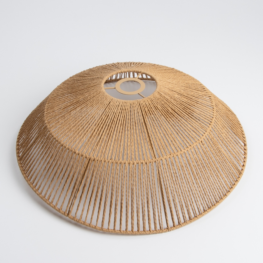 Brilagi - Luminária de teto sobreposta LED CERIA BOHO 1xE27/60W/230V Ø 50 cm preto/castanho