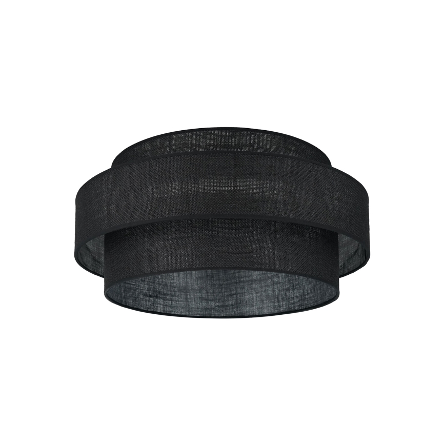 Brilagi - Luminária de teto SPACE YUTE LED/12W/230V diâmetro 50 cm 3000K/4000K/6400K preta