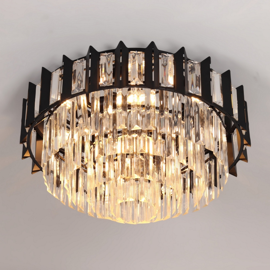 Brilagi - Luminária de teto SPECTRA 5xE14/40W/230V Ø 48 cm preta
