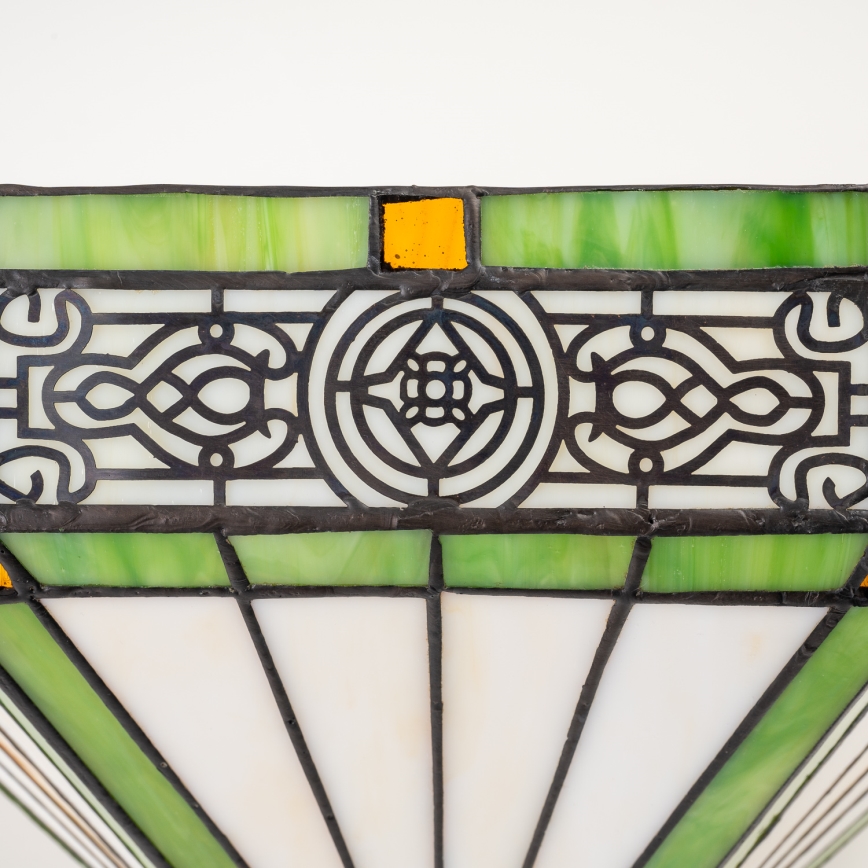 BRILAGI - Luminária de teto Tiffany com vitral EMERALD 2xE27/60W/230V Ø 40 cm