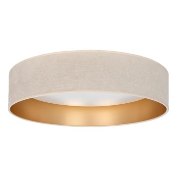 Brilagi - Luminária de teto VELVET SIMPLE LED/24W/230V 4000K Ø 45 cm creme/dourado
