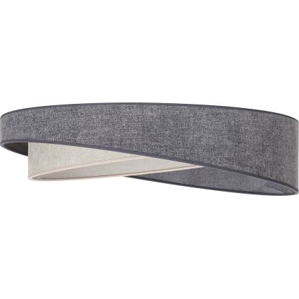 BRILAGI - Candeeiro de tecto LED VELVET TWIST LED/24W/230V 4000K Ø 55 cm cinzento/creme