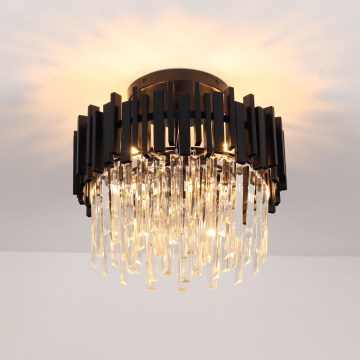Brilagi - Luminária de teto VERVE 4xE14/40W/230V, diâmetro 40 cm, preta