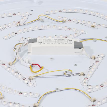 Brilagi - Candeeiro de tecto WOODROUND LED/40W/230V 3000/4000/6000K Ø 60 cm madeira IRC 90