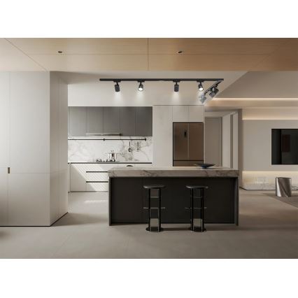 BRILAGI - Luminária de trilho HUSKY com 8 focos GU10/10W/230V 300 cm preta