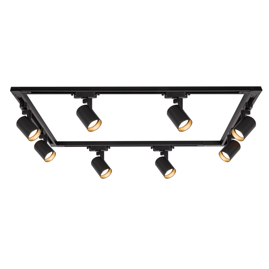 BRILAGI - Luminária de trilho HUSKY com 8 focos GU10/10W/230V 300 cm preta