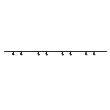 BRILAGI - Luminária de trilho HUSKY com 8 focos GU10/10W/230V 300 cm preta