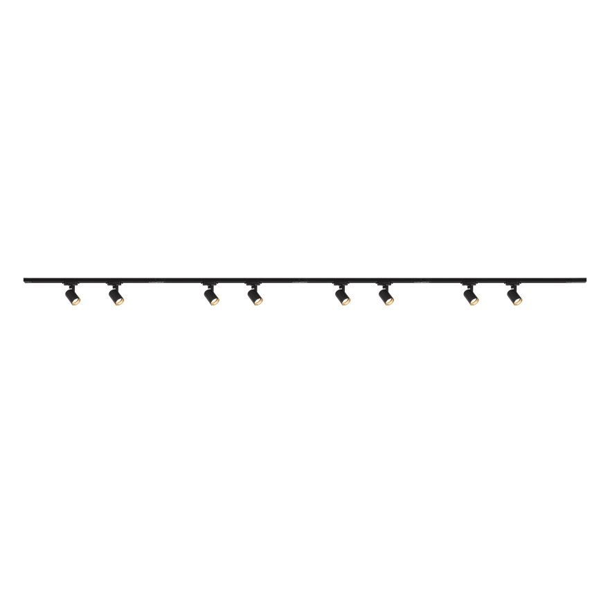 BRILAGI - Luminária de trilho HUSKY com 8 focos GU10/10W/230V 300 cm preta