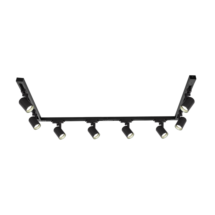 BRILAGI - Luminária de trilho HUSKY com 8 focos GU10/10W/230V 300 cm preta