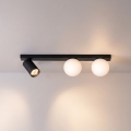 Brilagi - Luminária direcional SELE BALL 1xGU10/30W/230V + 2xG9/10W preta