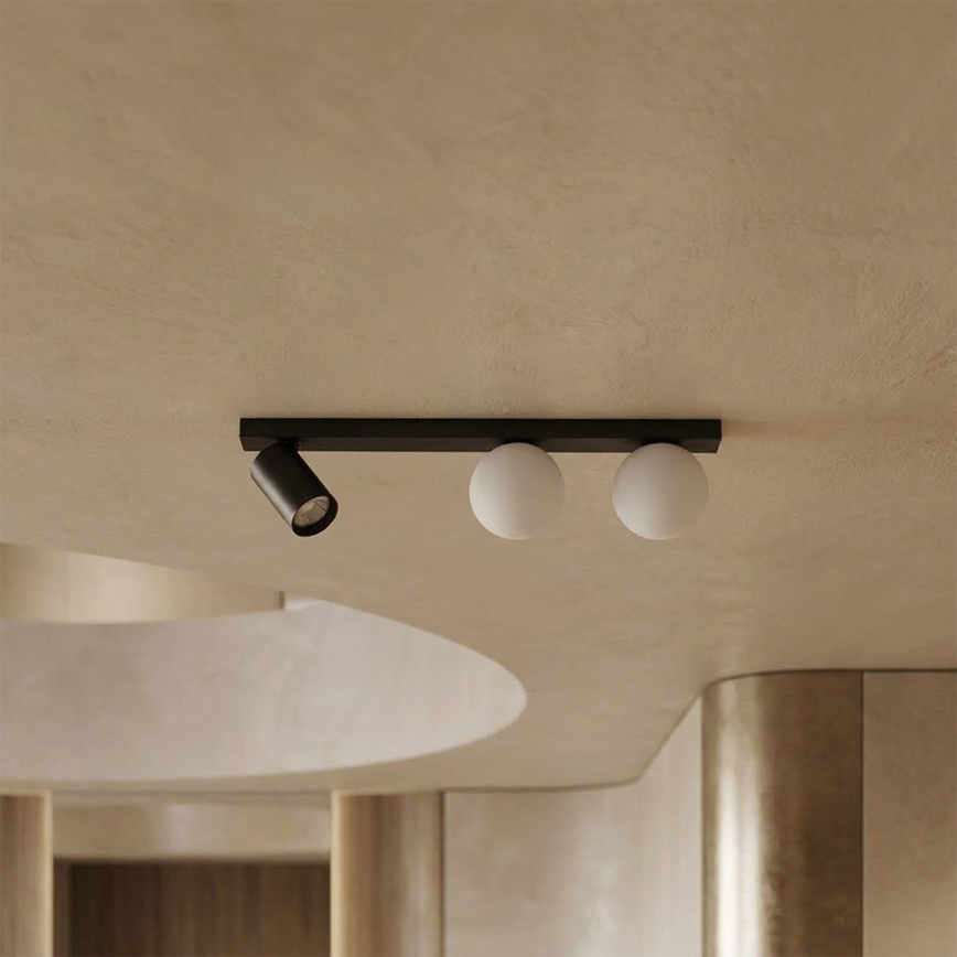 Brilagi - Luminária direcional SELE BALL 1xGU10/30W/230V + 2xG9/10W preta