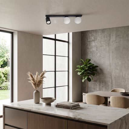 Brilagi - Luminária direcional SELE BALL 1xGU10/30W/230V + 2xG9/10W preta