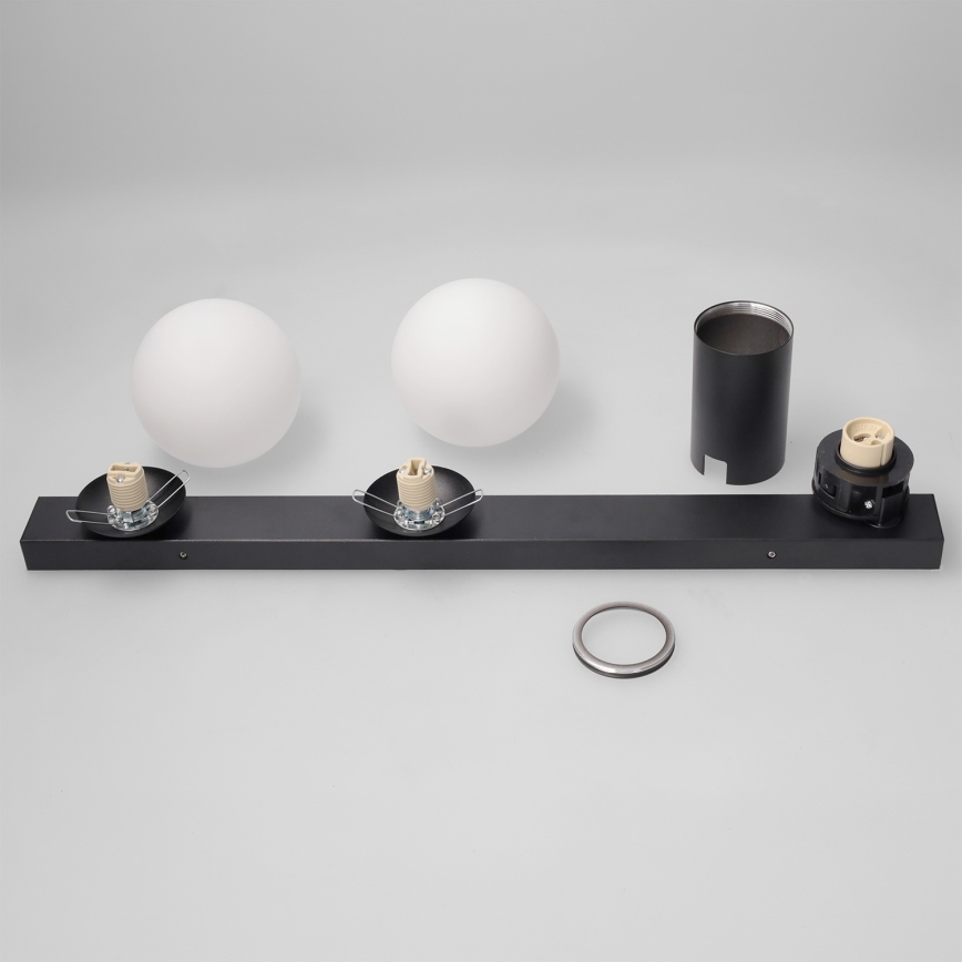 Brilagi - Luminária direcional SELE BALL 1xGU10/30W/230V + 2xG9/10W preta