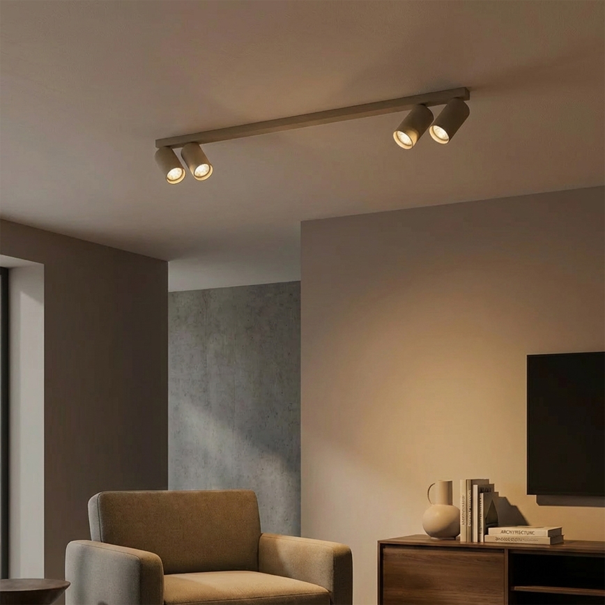 Brilagi - Luminária direcional SELE LONG 4xGU10/30W/230V bege