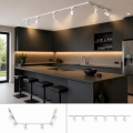 BRILAGI - Luminária direcionável para sistema de trilho HUSKY 6xGU10/10W/230V 225 cm branca