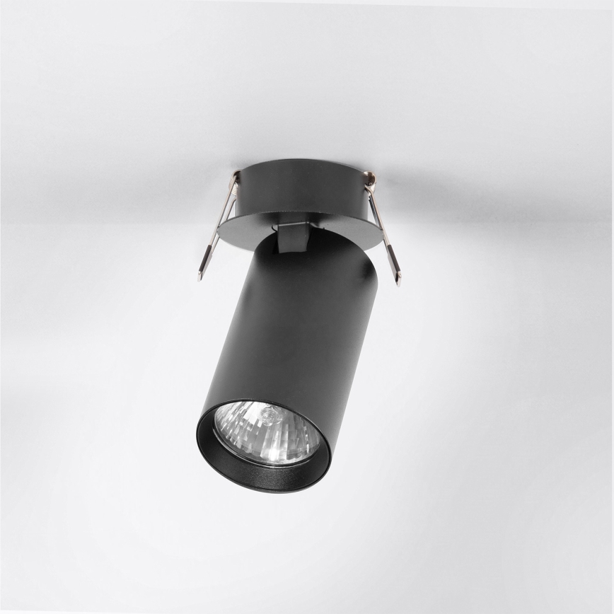Brilagi - Luminária embutida de teto SELE 1xGU10/30W/230V preta