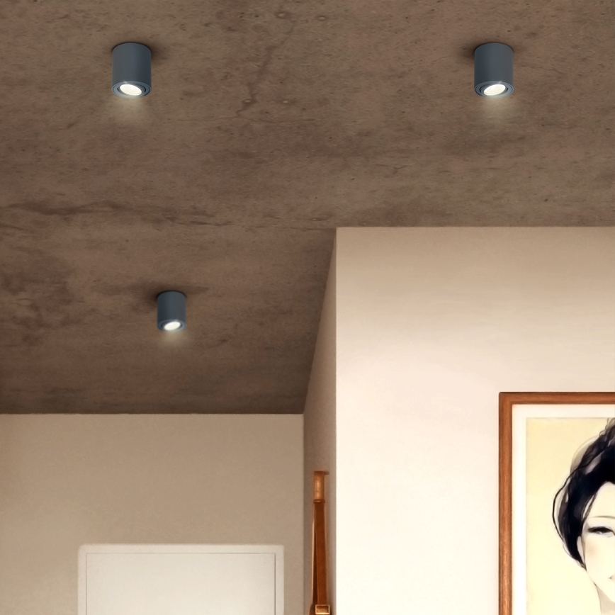 Brilagi - Spot LED RGBW regulável MIA 1xGU10/6W/230V 3000K 84x80 mm antracite + controlo remoto