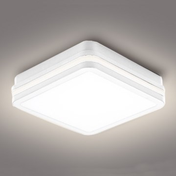 Brilagi - Luminária exterior BENE LED/18W/230V 22x22 cm branca IP54