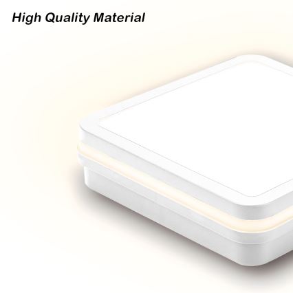 Brilagi - Luminária exterior BENE LED/18W/230V 22x22 cm branca IP54