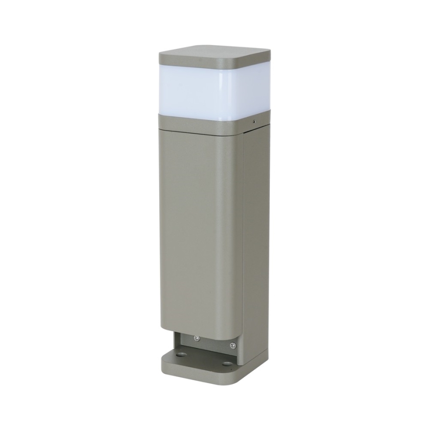 BRILAGI - Luminária exterior com 2 tomadas SCHUKO PILLAR 1xG9/11W/230V IP44 cinzenta