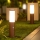 Brilagi - Luminária exterior com sensor de movimento NOVA 1xE27/15W/230V 40 cm IP44 castanha