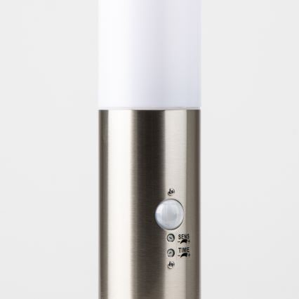 Brilagi - Luminária exterior com sensor NOVA 1xE27/15W/230V 40 cm IP44 em cromo mate