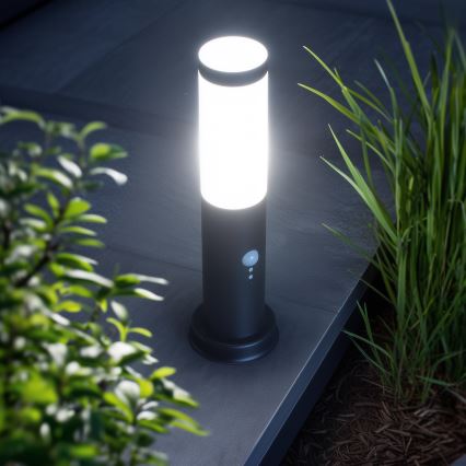 Brilagi - Luminária exterior com sensor NOVA 1xE27/15W/230V 40 cm IP44 preta