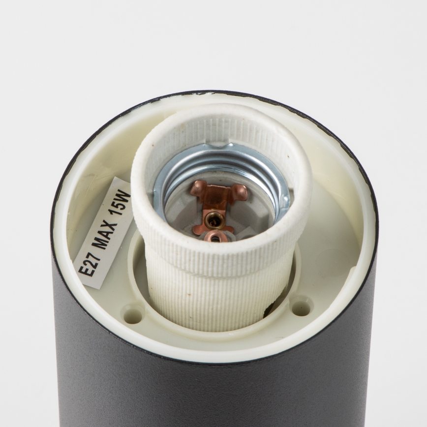 Brilagi - Luminária exterior com sensor NOVA 1xE27/15W/230V 40 cm IP44 preta
