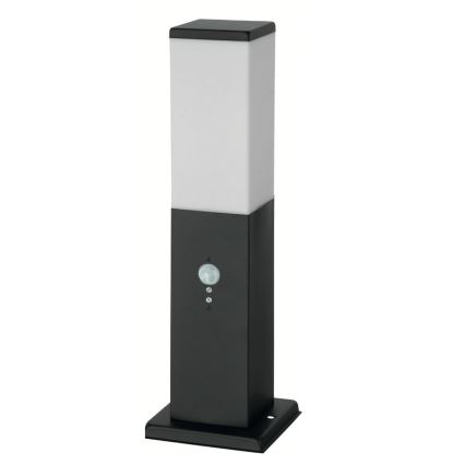 Brilagi - Luminária exterior com sensor NOVA 1xE27/15W/230V 40 cm IP44 preta