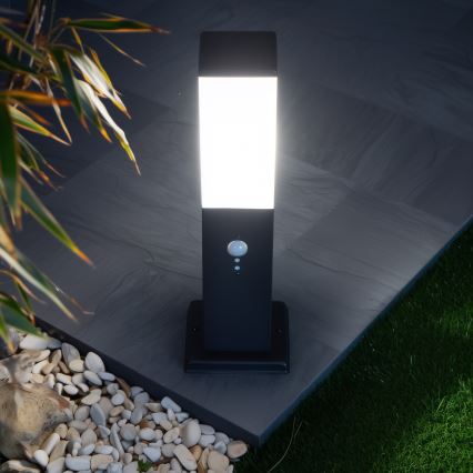 Brilagi - Luminária exterior com sensor NOVA 1xE27/15W/230V 40 cm IP44 preta