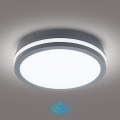 Brilagi - Luminária exterior LED com sensor BENE LED/24W/230V, diâmetro 26 cm, antracite, IP54