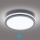 Brilagi - Luminária exterior LED com sensor BENE LED/24W/230V, diâmetro 26 cm, antracite, IP54